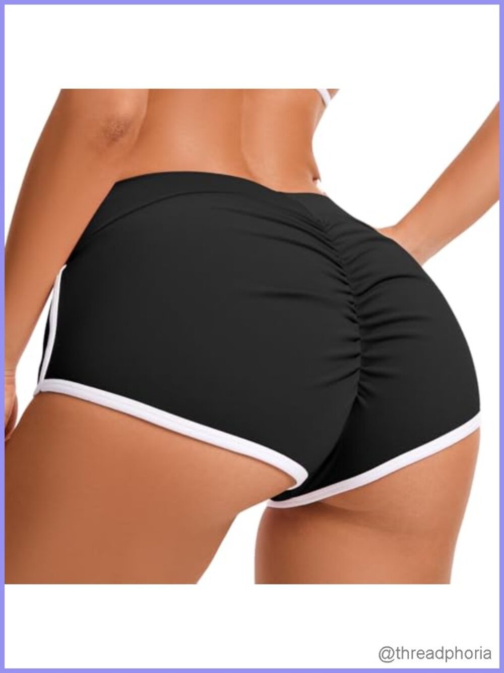 KIWI RATA Women's Scrunch Butt Booty Shorts High Waisted Workout Gym Yoga